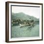 Locarno (Switzerland), the Lago Maggiore, Steamboat in the Port Circa 1890-Leon, Levy et Fils-Framed Photographic Print