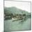 Locarno (Switzerland), the Lago Maggiore, Steamboat in the Port Circa 1890-Leon, Levy et Fils-Mounted Photographic Print