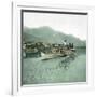 Locarno (Switzerland), the Lago Maggiore, Steamboat in the Port Circa 1890-Leon, Levy et Fils-Framed Photographic Print