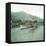 Locarno (Switzerland), the Lago Maggiore, Steamboat in the Port Circa 1890-Leon, Levy et Fils-Framed Stretched Canvas