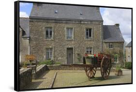 Located in the Town of Locronan in Brittany Is This Granite Home-Mallorie Ostrowitz-Framed Stretched Canvas