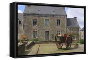 Located in the Town of Locronan in Brittany Is This Granite Home-Mallorie Ostrowitz-Framed Stretched Canvas