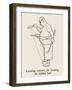 Locating Mirrors for Golfers-William Heath Robinson-Framed Art Print