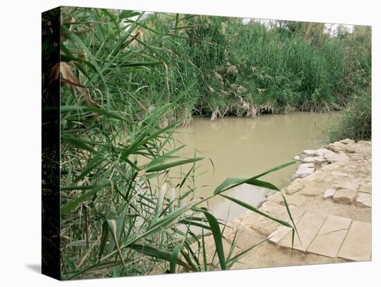 Location on the Jordan River Where Jesus was Baptised, Bethany, Jordan, Middle East-Bruno Morandi-Stretched Canvas