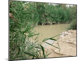 Location on the Jordan River Where Jesus was Baptised, Bethany, Jordan, Middle East-Bruno Morandi-Mounted Photographic Print