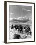 Location Shooting of Western Movie, Union Pacific, 1939-Alfred Eisenstaedt-Framed Photographic Print