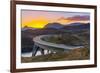 Loch a' Chairn Bhain, Kylesku, Kylesku Bridge, landmark on the North Coast 500 Tourist Route-Alan Copson-Framed Photographic Print