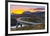 Loch a' Chairn Bhain, Kylesku, Kylesku Bridge, landmark on the North Coast 500 Tourist Route-Alan Copson-Framed Photographic Print