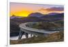 Loch a' Chairn Bhain, Kylesku, Kylesku Bridge, landmark on the North Coast 500 Tourist Route-Alan Copson-Framed Photographic Print