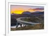 Loch a' Chairn Bhain, Kylesku, Kylesku Bridge, landmark on the North Coast 500 Tourist Route-Alan Copson-Framed Photographic Print