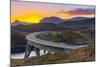 Loch a' Chairn Bhain, Kylesku, Kylesku Bridge, landmark on the North Coast 500 Tourist Route-Alan Copson-Mounted Photographic Print