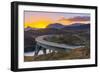 Loch a' Chairn Bhain, Kylesku, Kylesku Bridge, landmark on the North Coast 500 Tourist Route-Alan Copson-Framed Photographic Print