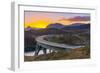 Loch a' Chairn Bhain, Kylesku, Kylesku Bridge, landmark on the North Coast 500 Tourist Route-Alan Copson-Framed Photographic Print