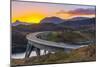 Loch a' Chairn Bhain, Kylesku, Kylesku Bridge, landmark on the North Coast 500 Tourist Route-Alan Copson-Mounted Photographic Print