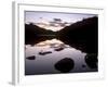 Loch Achray at Sunset, Part of Loch Lomond and the Trossachs National Park, Stirlingshire, Scotland-Patrick Dieudonne-Framed Photographic Print