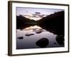 Loch Achray at Sunset, Part of Loch Lomond and the Trossachs National Park, Stirlingshire, Scotland-Patrick Dieudonne-Framed Photographic Print