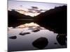 Loch Achray at Sunset, Part of Loch Lomond and the Trossachs National Park, Stirlingshire, Scotland-Patrick Dieudonne-Mounted Photographic Print