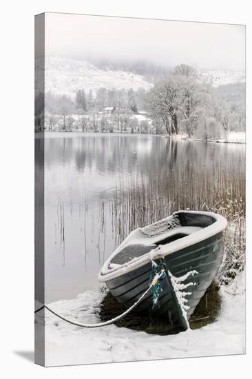 Loch Ard, Aberfoyle, the Trossachs in Mid-Winter-John Potter-Stretched Canvas