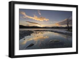 Loch Ard and Ben Lomond in mid-winter, Trossachs, Scotland, United Kingdom, Europe-John Potter-Framed Photographic Print