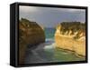 Loch Ard Gorge, Port Campbell National Park, Great Ocean Road, Victoria, Australia, Pacific-Schlenker Jochen-Framed Stretched Canvas