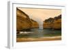 Loch Ard Gorge View of Sandstone Cliffs at Loch-null-Framed Photographic Print