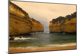 Loch Ard Gorge View of Sandstone Cliffs at Loch-null-Mounted Photographic Print