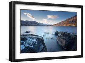 Loch Arklet Aberfoyle, the Trossachs, Scotland in Mid-Winter-John Potter-Framed Photographic Print