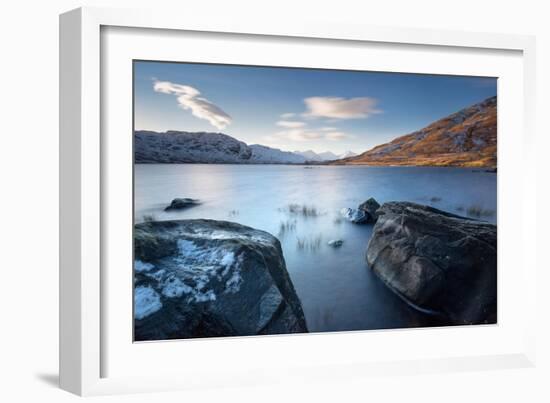 Loch Arklet Aberfoyle, the Trossachs, Scotland in Mid-Winter-John Potter-Framed Photographic Print