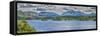 Loch Awe Panorama-Tonygers-Framed Stretched Canvas