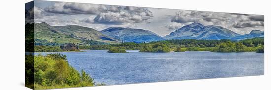 Loch Awe Panorama-Tonygers-Stretched Canvas