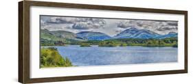 Loch Awe Panorama-Tonygers-Framed Photographic Print