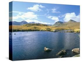 Loch Ba and the Black Mountains in Autumn, Rannoch Moor, Scotland-Pearl Bucknall-Stretched Canvas