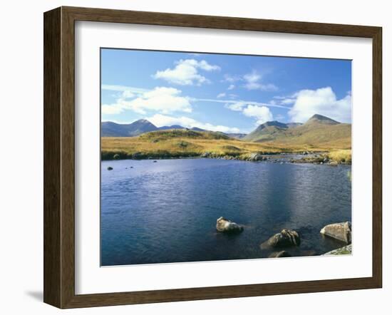 Loch Ba and the Black Mountains in Autumn, Rannoch Moor, Scotland-Pearl Bucknall-Framed Photographic Print