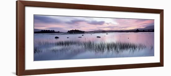 Loch Ba' at Sunrise, Rannoch Moor, Western Highlands, Scotland, United Kingdom, Europe-Lee Frost-Framed Photographic Print