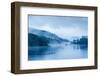 Loch Beinn a Meadhoin in the mist, Inverness, Scotland-Niall Benvie-Framed Photographic Print