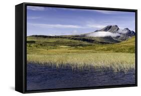 Loch Cill Chriosd Near Broadford Looking to Blaven and Red Cuillin on the Isle of Skye-John Woodworth-Framed Stretched Canvas