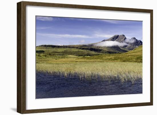 Loch Cill Chriosd Near Broadford Looking to Blaven and Red Cuillin on the Isle of Skye-John Woodworth-Framed Photographic Print