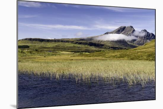 Loch Cill Chriosd Near Broadford Looking to Blaven and Red Cuillin on the Isle of Skye-John Woodworth-Mounted Photographic Print