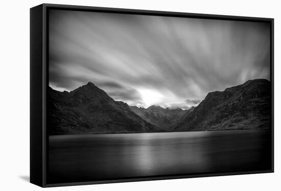 Loch Coruisk And Black Cuillin-Rory Garforth-Framed Stretched Canvas