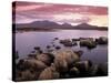 Loch Druidibeg Nature Reserve at Sunset, South Uist, Outer Hebrides, Scotland, UK-Patrick Dieudonne-Stretched Canvas