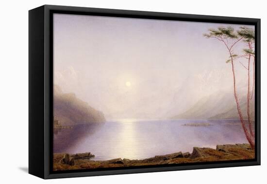 Loch Duich, Summer Moonlight-J. M. W. Turner-Framed Stretched Canvas