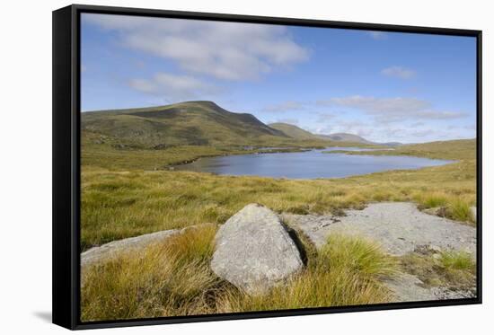 Loch Enoch, Looking Towards Merrick, Galloway Hills, Dumfries and Galloway, Scotland, UK-Gary Cook-Framed Stretched Canvas