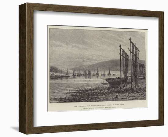 Loch Fyne Fishing-Boats Waiting for an Evening Breeze-Walter Severn-Framed Giclee Print