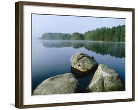 Loch Garten Rspb Reserve at Dawn, Highlands, Scotland, UK-Pete Cairns-Framed Photographic Print