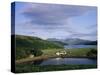 Loch Harport and the Cuillin Hills, Isle of Skye, Highland Region, Scotland, United Kingdom-Roy Rainford-Stretched Canvas