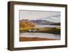 Loch Harport with the Mountains of Glen Brittle Behind, Highlands, Scotland, United Kingdom, Europe-Julian Elliott-Framed Photographic Print