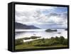 Loch Hourn from Rarsaidh, Camusbane, Near Arnisdale, Highland, Scotland, United Kingdom, Europe-Lee Frost-Framed Stretched Canvas