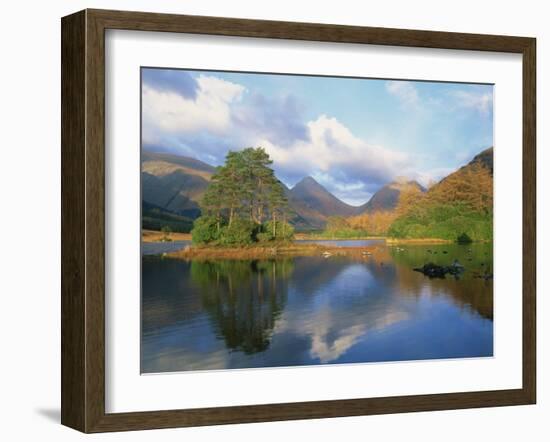 Loch in Glen Etive, Highlands, Scotland, United Kingdom, Europe-Rainford Roy-Framed Photographic Print