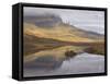 Loch Leathan, the Old Man of Storr, Isle of Skye, Inner Hebrides, West Coast, Scotland, UK-Gavin Hellier-Framed Stretched Canvas