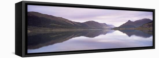 Loch Levan, Glencoe Village, Near Fort William, Highland Region, Scotland, United Kingdom, Europe-Lee Frost-Framed Stretched Canvas